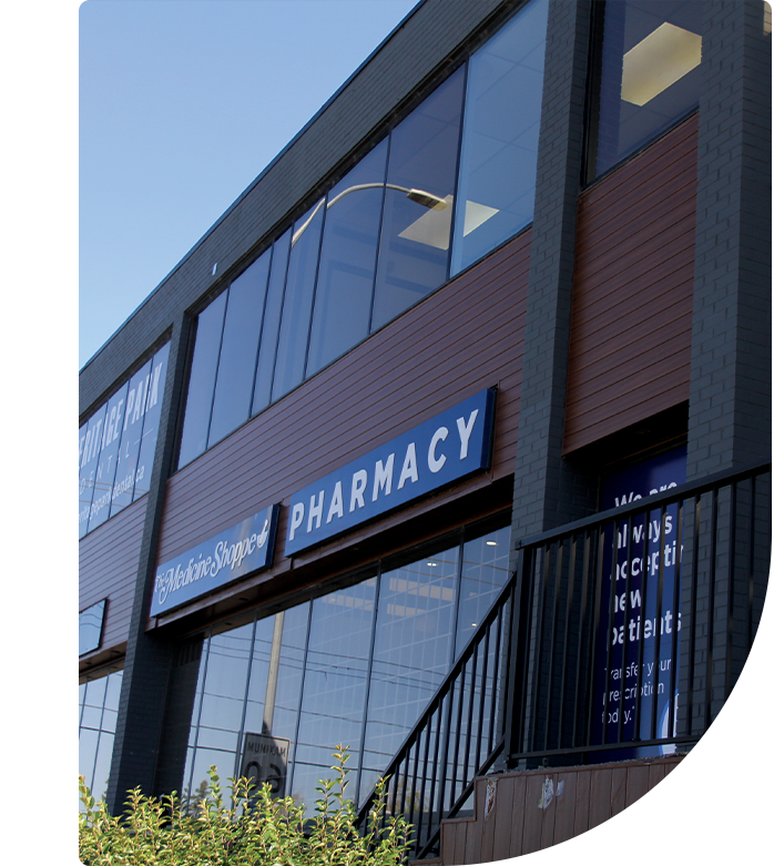 An exterior photo of The Medicine Shoppe Elbow Calgary location