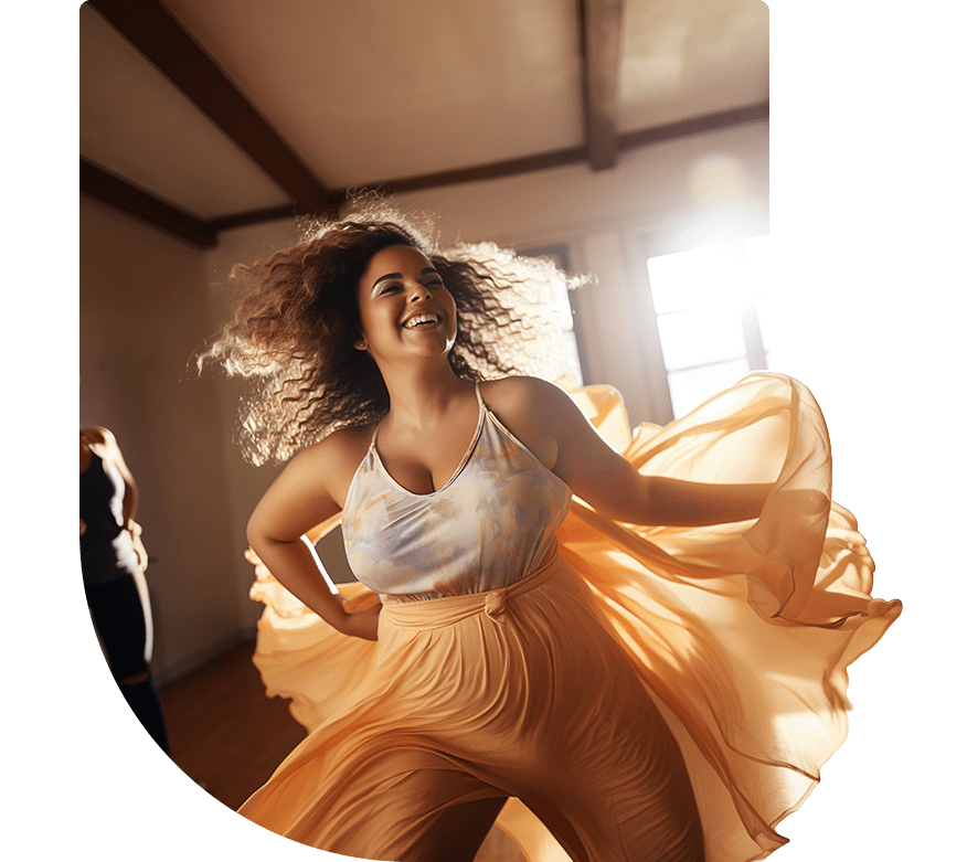 woman dancing